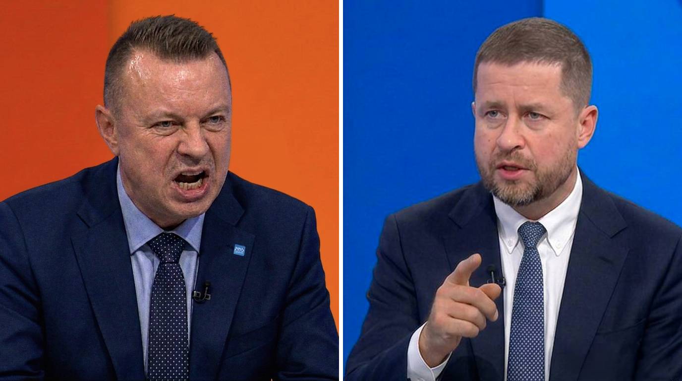 Aleš Michl a Jindřich Rajchl v debatě na Otázky Václava Moravce